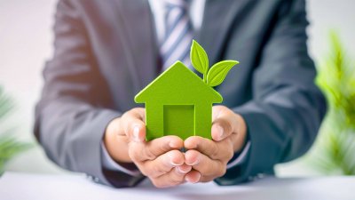 Foto Die Energieeffizienzklasse eines Geb�udes ist entscheidend f�r den Energieverbrauch und beeinflusst damit sowohl die Umweltauswirkungen als auch die laufenden Kosten. Diese Klassen reichen von A+ f�r sehr effiziente Geb�ude bis zu H f�r die energieintensivsten. <br>