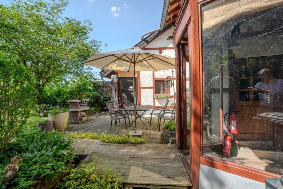 Terrasse Bauernhaus Titz