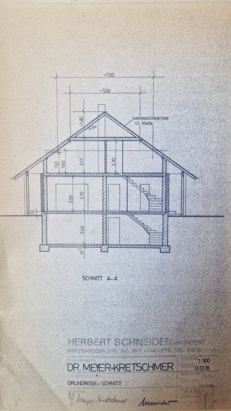 Grundriss Einfamilienhaus J�lich