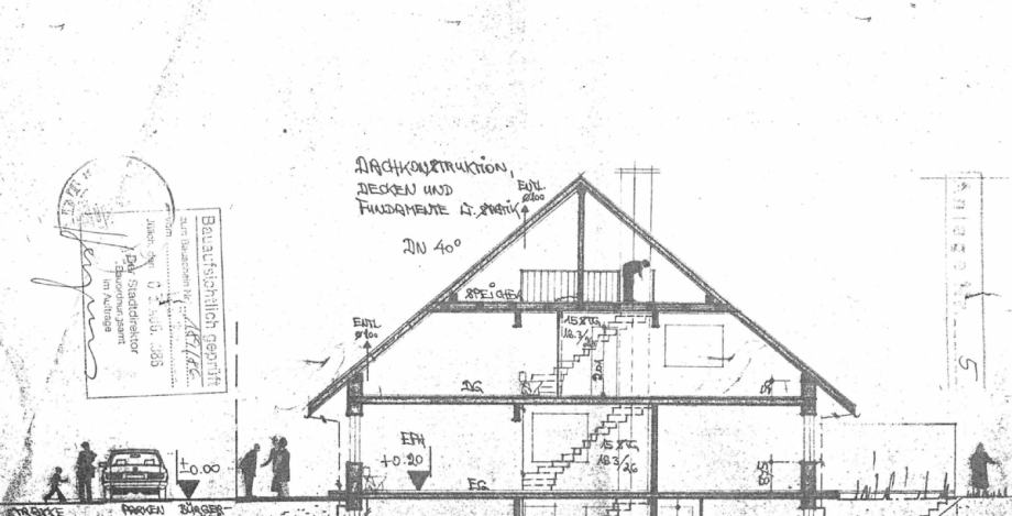 Querschnitt Doppelhaush�lfte J�lich-Stetternich