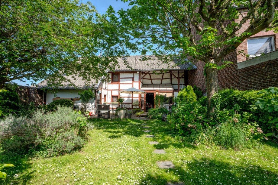 R�ckansicht Bauernhaus Titz