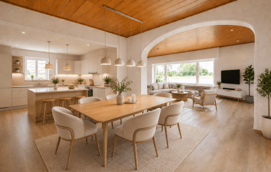 Offenes Wohn- und Esszimmer Einfamilienhaus J�lich
