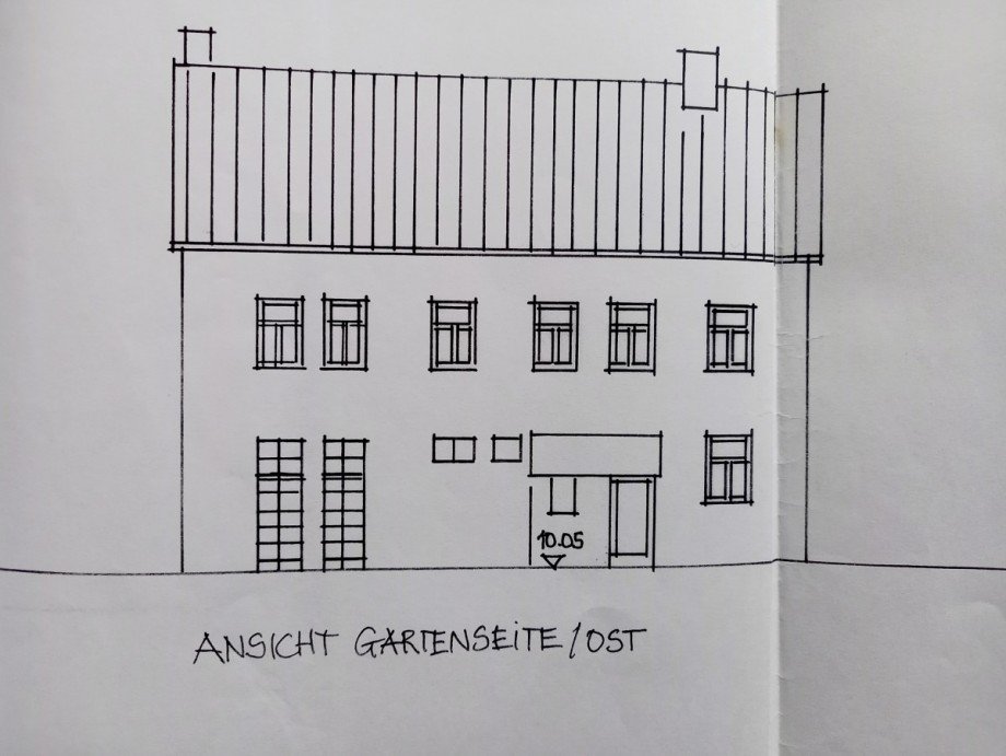 Ansicht Gartenseite Haus Titz