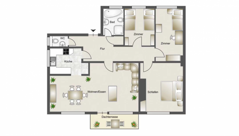 Grundriss Wohnung J�lich