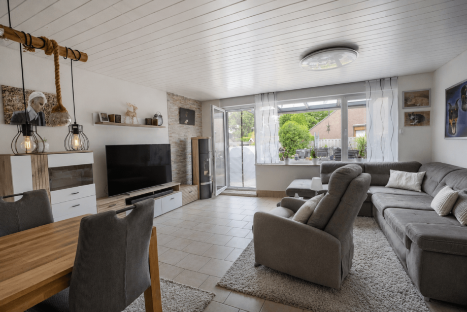 Wohnzimmer Reihenendhaus Titz