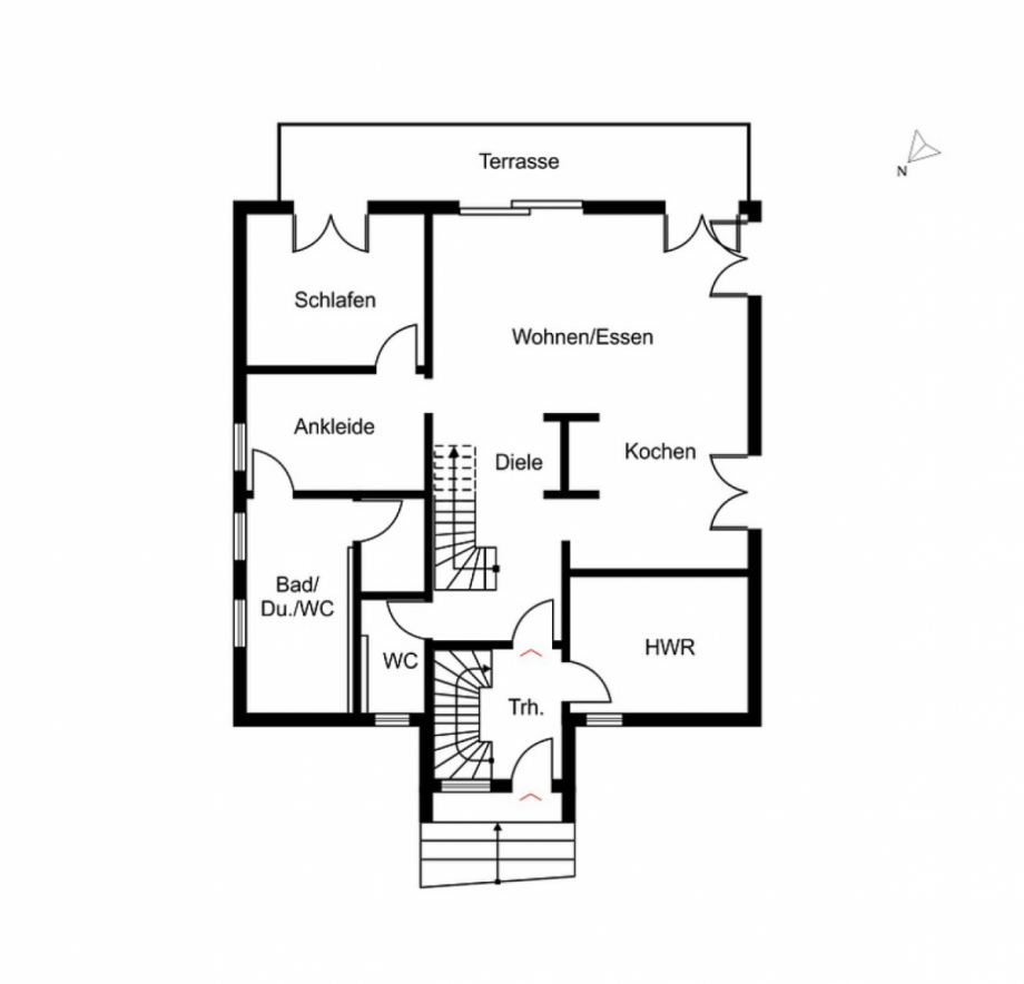 Grundriss Erdgeschoss Haus Grevenbroich