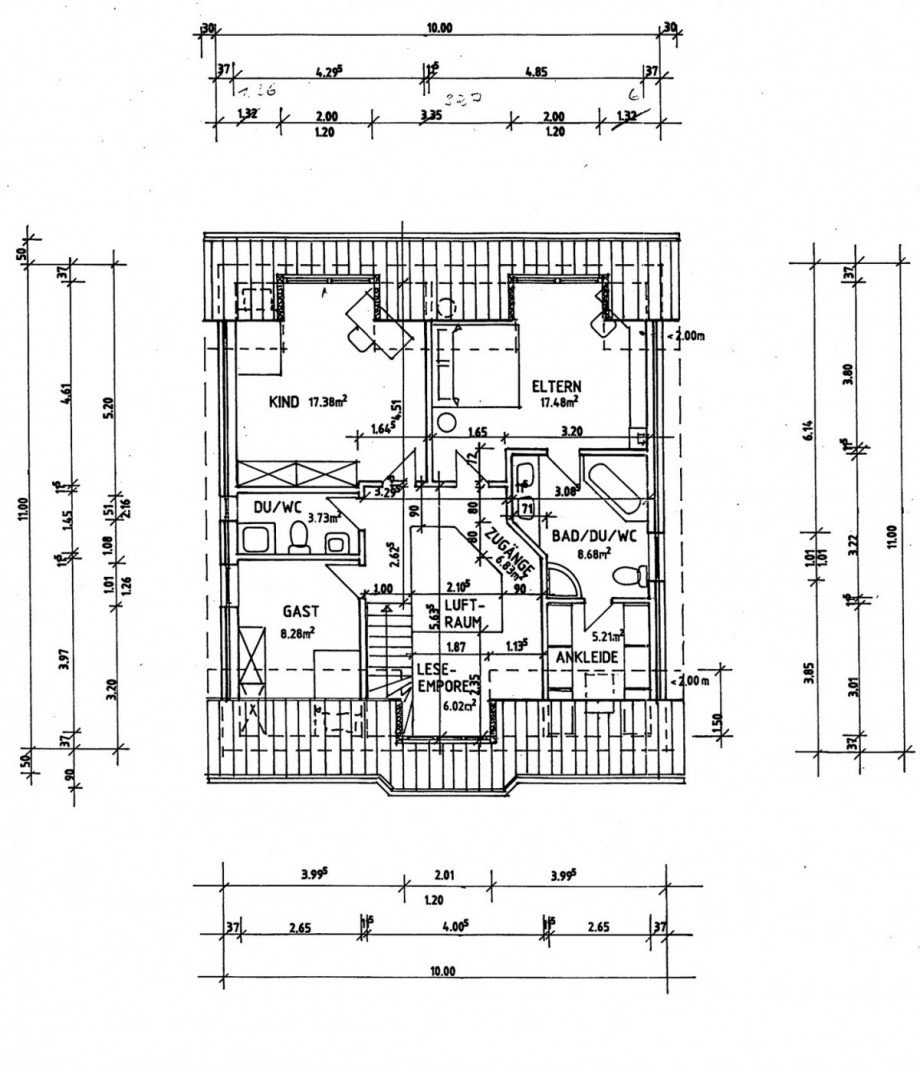 Grundriss OG Haus Titz-M�ntz