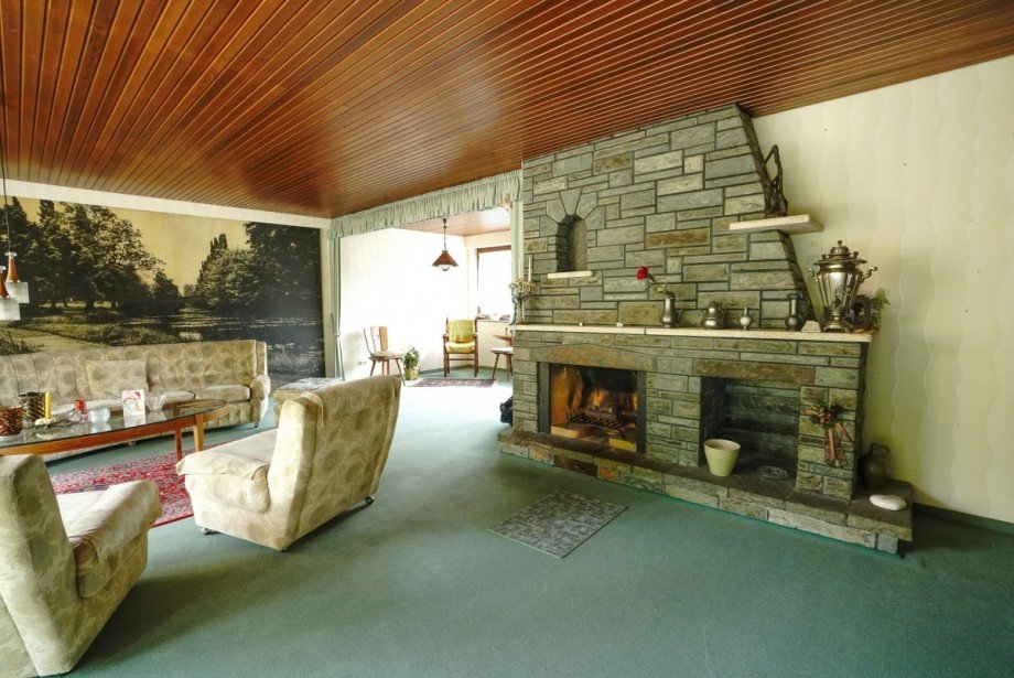 Wohnzimmer Einfamilienhaus D�ren - Villenlage