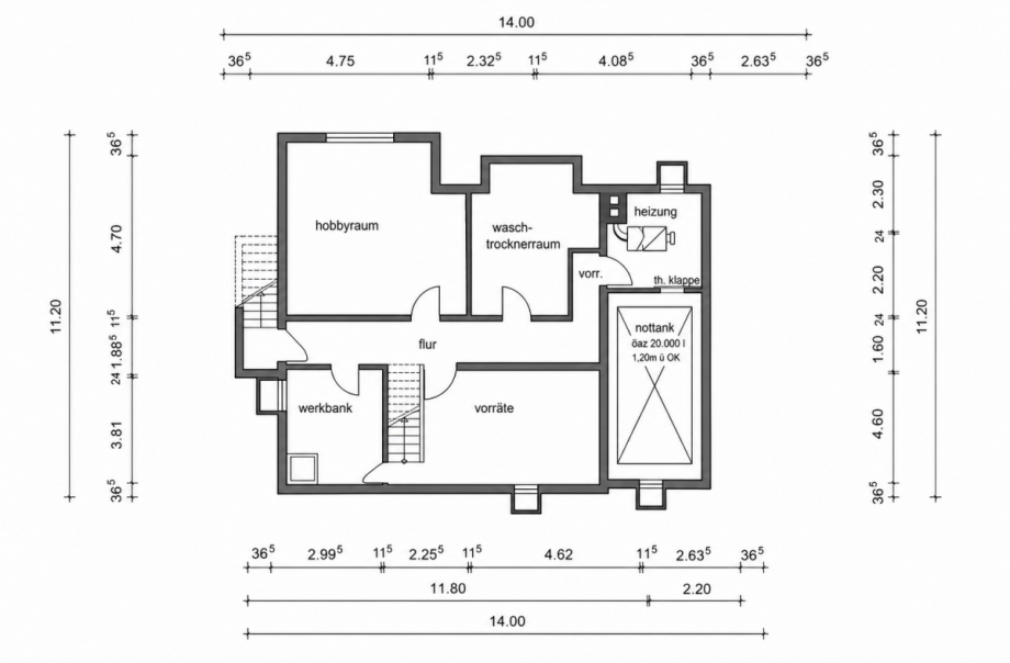 Grundriss Keller Einfamilienhaus J�chen