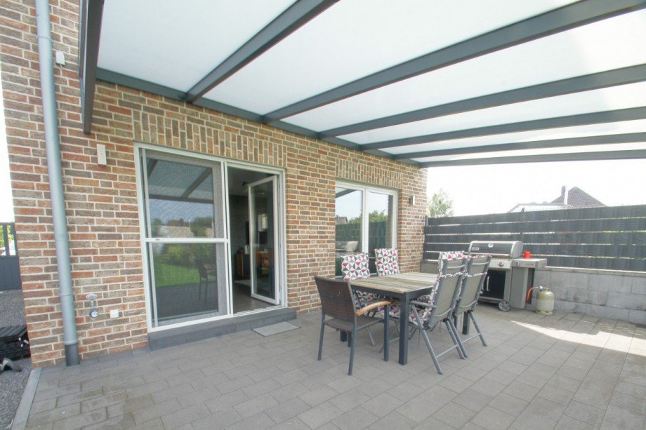 Terrasse Doppelhaush�lfte Titz