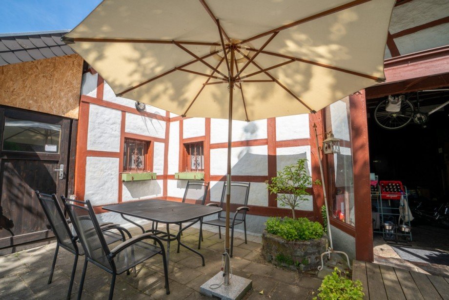 Terrasse Bauernhaus Titz
