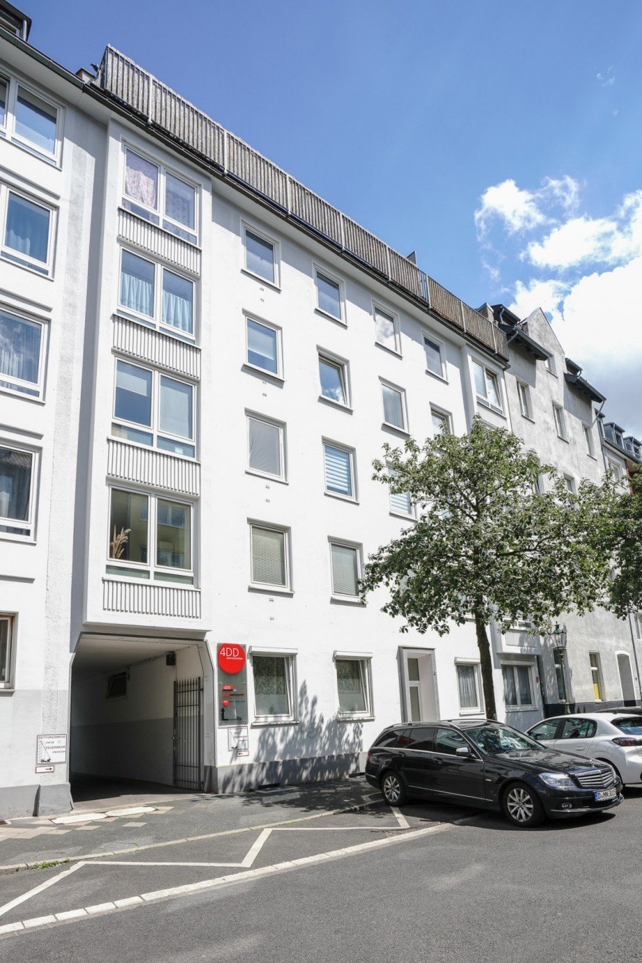 Aussenansicht Mehrfamilienhaus D�sseldorf-Friedrichstadt