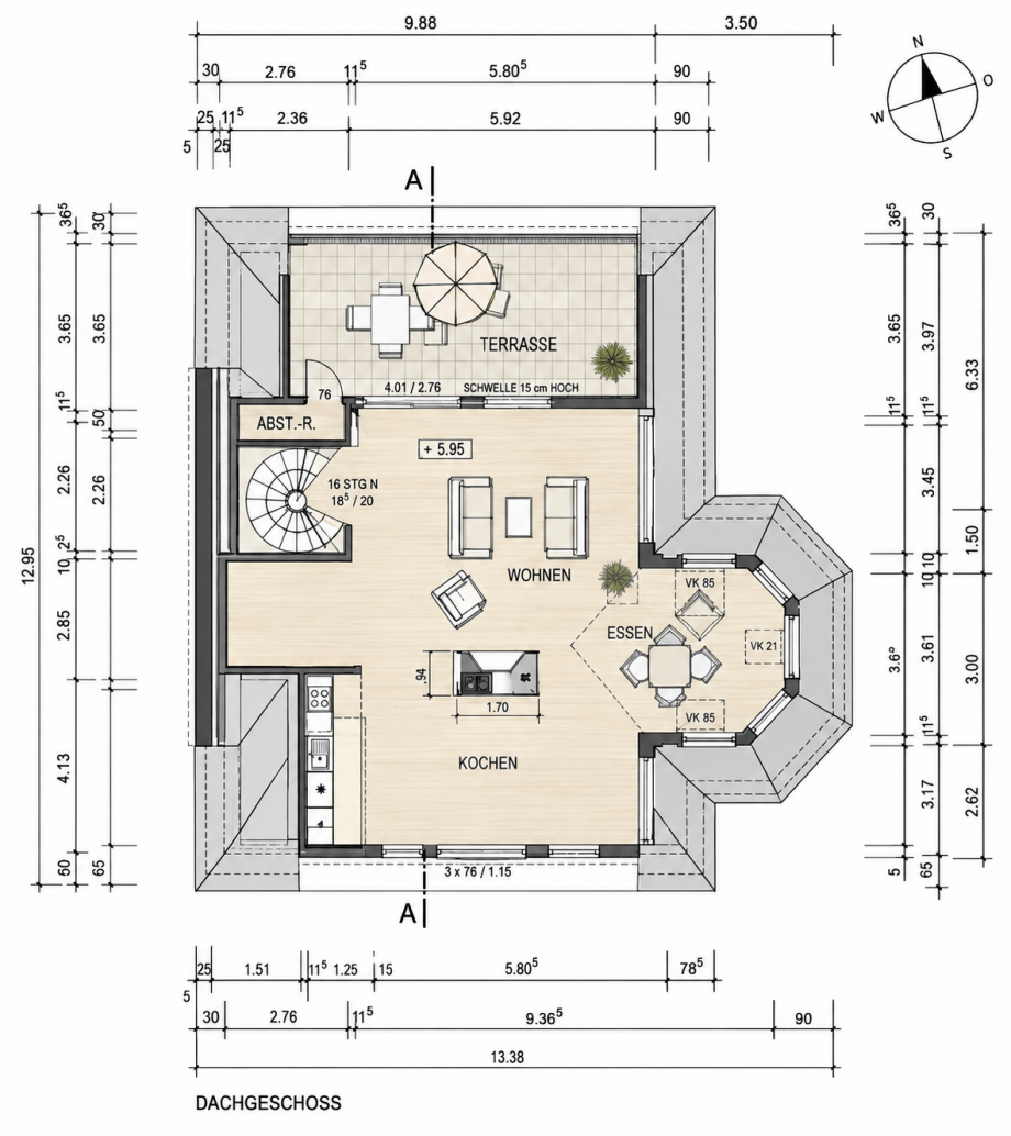 Grundriss Villa J�lich